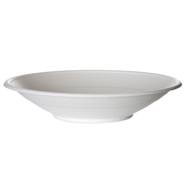 Vanguard™ Renewable & Compostable Molded Fiber Noodle Bowls - 16oz. - Case of 400