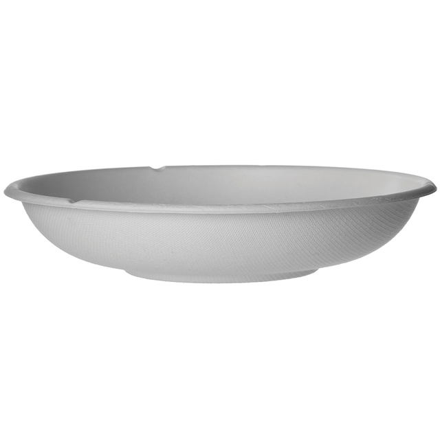 Vanguard™ WorldView™ Renewable & Compostable Molded Fiber Coupe Bowl - 24oz - Case of 400
