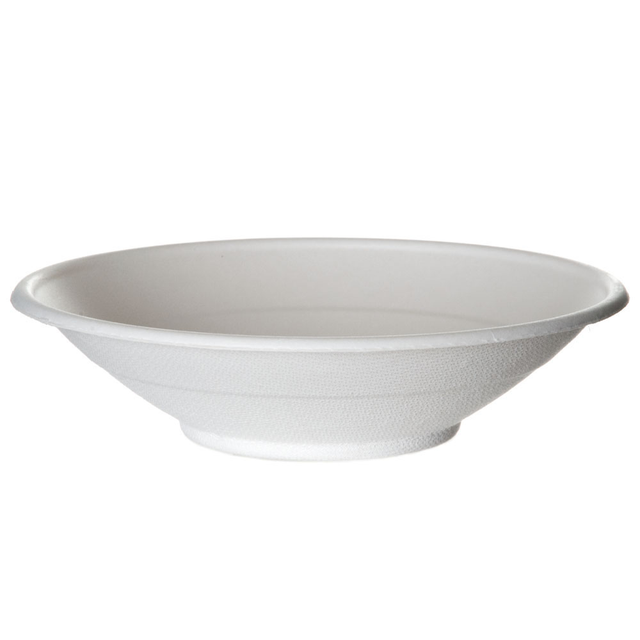 Vanguard™ Renewable & Compostable Molded Fiber Bowls - 24oz. - Case of 400
