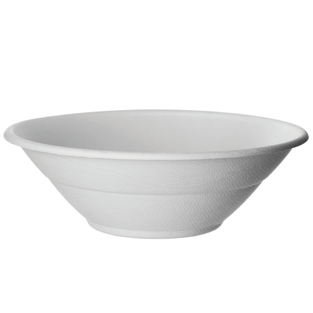 Vanguard™ Renewable & Compostable Molded Fiber Bowls - 32oz. - Case of 400