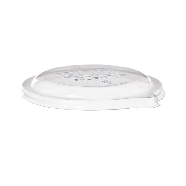 Renewable & Compostable Clear Lid, Fit 6oz Molded Fiber Bowls - Case of 600