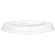 Regalia™ Renewable & Compostable Bowl Lids, Fits 64 and 80oz Bowls 
 - Case of 50