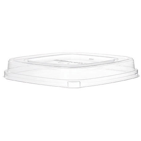 Regalia™ Renewable & Compostable Bowl Lids, Fits 64 and 80oz Bowls 
 - Case of 50
