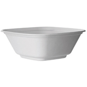 Vanguard™ Regalia™ Renewable & Compostable Lined Molded Fiber Bowls – 80oz - Case of 100