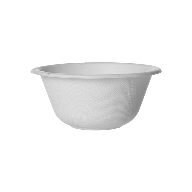 Vanguard™ Renewable & Compostable Molded Fiber Coupe Bowls - 8 oz. - Case of 1800