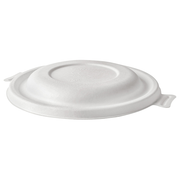 Vanguard™ WorldView™ Renewable & Compostable Domed Molded Fiber Lid, Fits 24-40oz. Molded Fiber Bowls - Case of 400