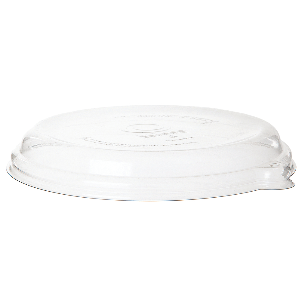 100% Recycled Content Lid, Dome, Fits 24-46oz. Molded Fiber Bowls - Case of 300