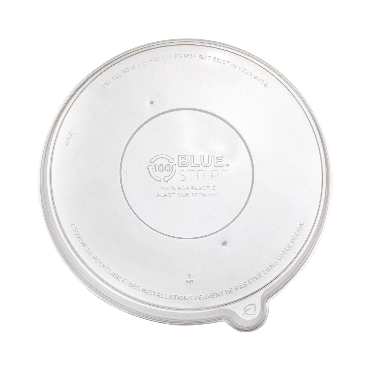 100% Recycled Content Lid, Fits 24-46oz. Molded Fiber Bowls - Case of 400