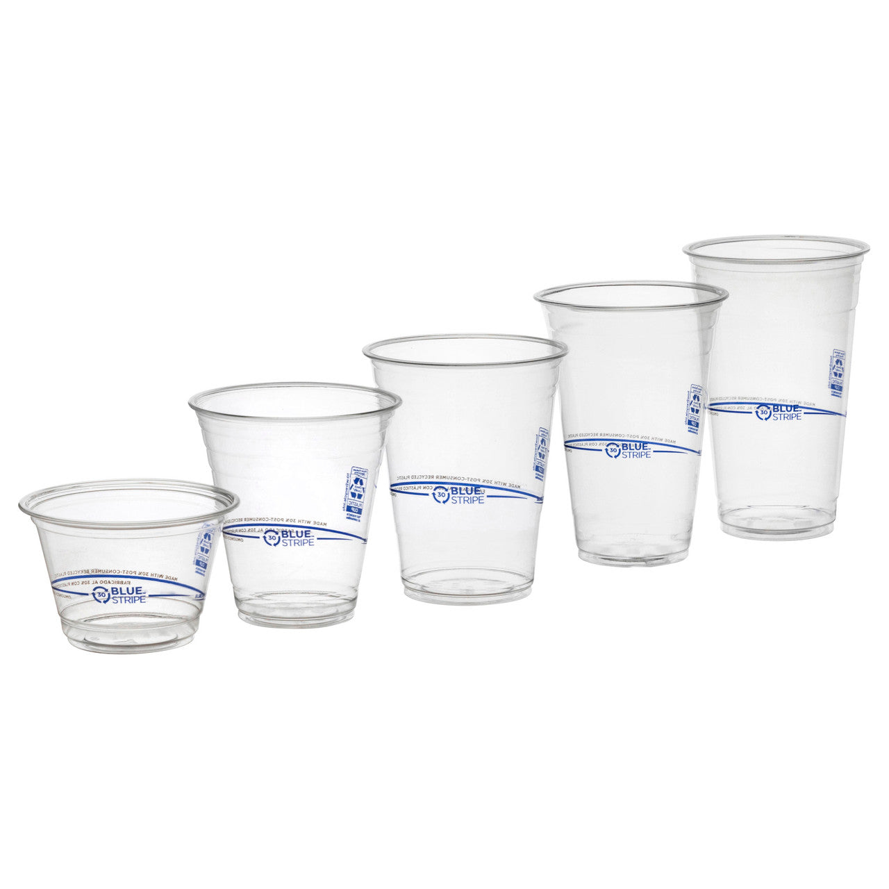 BlueStripe 30% Recycled Content Cold Cups - 16oz. - Case of 1000