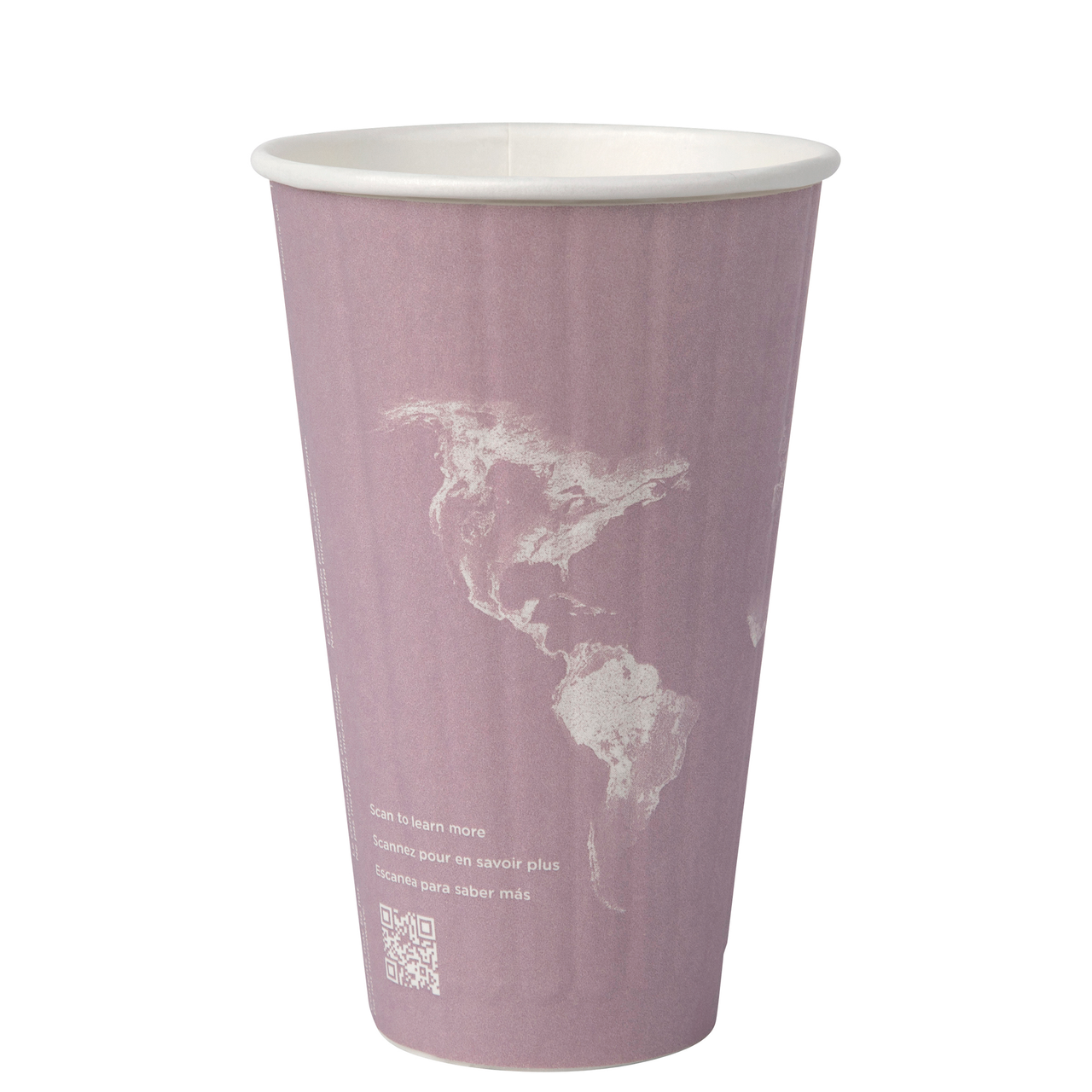 World Art Renewable & Compostable Insulated Hot Cups - 16oz. - Case of 600