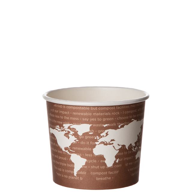World Art™ Renewable & Compostable Food Container - 10oz. 
 - Case of 1000