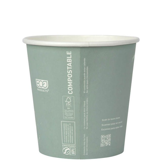 World Art™ Renewable & Compostable Food Container - 24oz. 
 - Case of 500