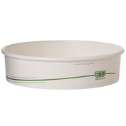 GreenStripe® Renewable & Compostable Squat Food Container - 26oz - Case of 300