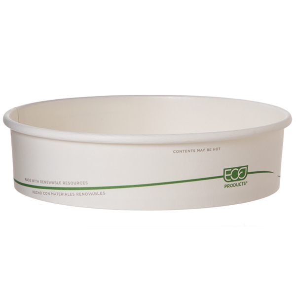 GreenStripe® Renewable & Compostable Squat Food Container - 26oz - Case of 300