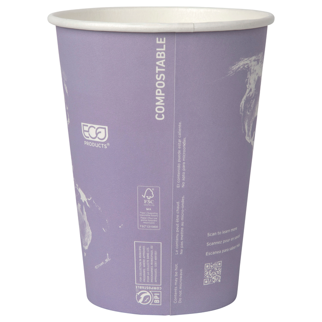 World Art Renewable & Compostable Food Container - 32oz. - Case of 500