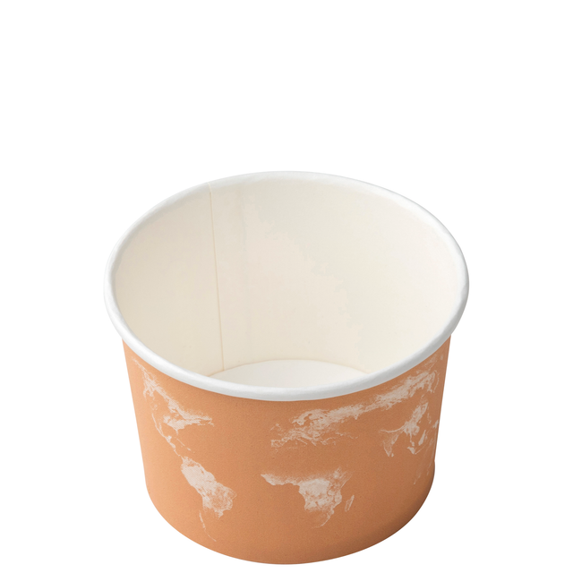 World Art Renewable & Compostable Food Container - 8oz. - Case of 1000