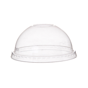 Renewable & Compostable Clear Dome Lids, Fits 8oz and 10oz Paper Food Containers 
 - Case of 1000