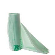 Compostable Can Liners, 30x39in, 30 gallon, 1.2mil, Green, 25 bags per roll, 5 rolls per case of 125