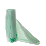 Compostable Can Liners, 33x39in, 33 gallon, 0.9mil, Green, 25 bags per roll, 8 rolls per case of 200