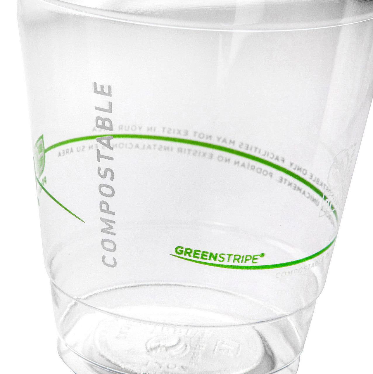 GreenStripe Renewable & Compostable Cold Cups - 7 oz.  - Case of 2000