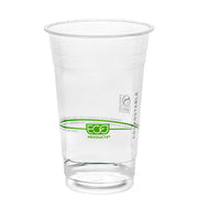 GreenStripe Renewable & Compostable Cold Cups - 20oz. - Case of 1000