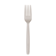 Cutlerease Dispensable Renewable & Compostable Fork - 6" - Case of 960