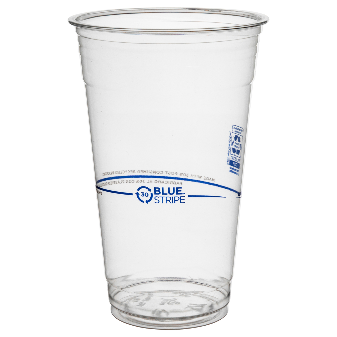 BlueStripe 30% Recycled Content Cold Cups - 24oz. - Case of 600