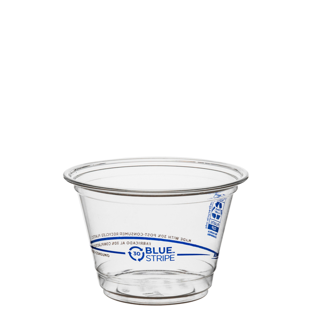 BlueStripe 30% Recycled Content Cold Cups - 9 oz. - Case of 1000