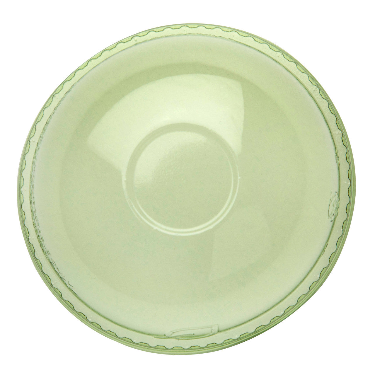 Veridian™ Renewable & Compostable Cold Cup, No Hole Dome Lids - 9-24oz. Green - Case of 1000