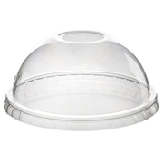 BlueStripe 30% Recycled Content Cold Cup Dome Lids, Fits 9-24oz Blue Stripe Cups - Case of 1000