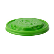 Veridian™ EcoLid Renewable & Compostable Food Container Lids, Fits 8oz and 10oz sizes Green - Case of 1000