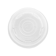 EcoLid Renewable & Compostable Food Container Lids, Fits 8oz and 10oz sizes - Case of 1000