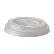 EcoLid Renewable & Compostable Hot Cup Lids, Fits 10-20oz Hot Cups - Case of 800