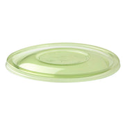 Veridian™ Renewable & Compostable Squat Food Container PLA Lid - 26-48oz Green - Case of 300