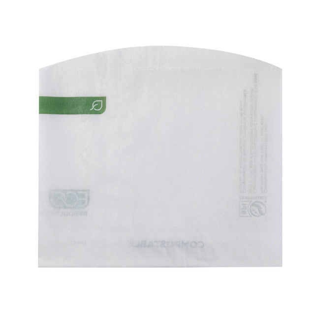 Renewable & Compostable Dry Wax White French Fry Bag 5.5x4.5 - Case of 1000