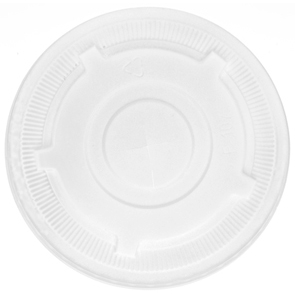 GreenStripe Renewable & Compostable Cold Cup Flat Lids, Fits 32oz. Cold Cups - Case of 600