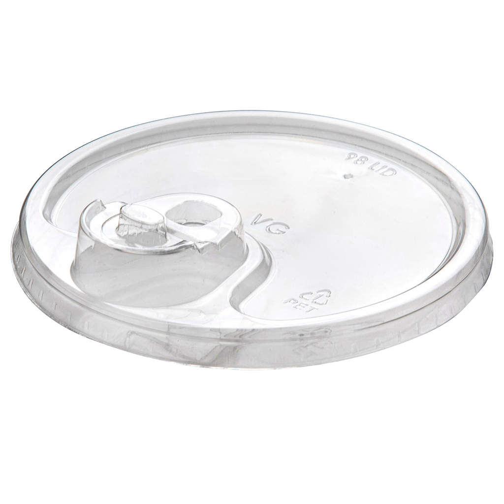 BlueStripe 30% Recycled Content Cold Cup Sip Lids, Fits 9-24oz Blue Stripe Cups - Case of 1000