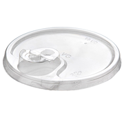 BlueStripe 30% Recycled Content Cold Cup Sip Lids, Fits 9-24oz Blue Stripe Cups - Case of 1000
