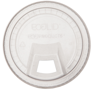 Renewable & Compostable Sip Lid, Fits 9-24oz Cups 
 - Case of 1000