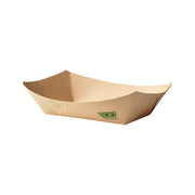 Renewable & Compostable 1lb Food Tray, FSC Mix Credit SA-COC-013255 - Case of 1000