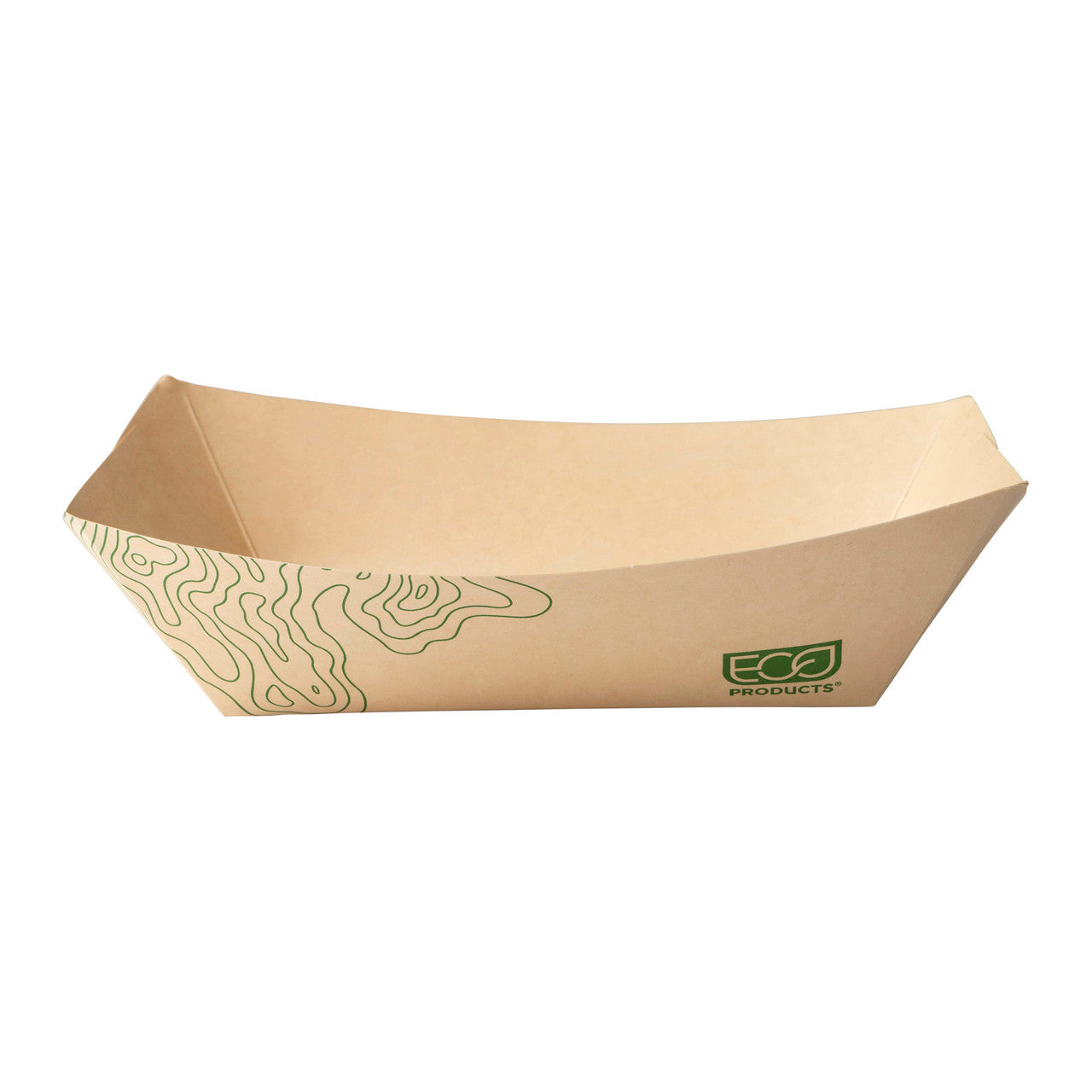 Renewable & Compostable 3lb Food Tray, FSC Mix Credit SA-COC-013255 - Case of 500