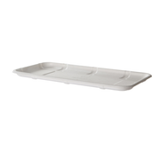 Vanguard™ Renewable & Compostable Lined Molded Fiber Meat & Produce Trays, 11.02 x 6.02 x 0.56in, 10S - Case of 300