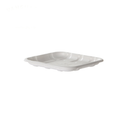 Vanguard™ Renewable & Compostable Molded Fiber Meat & Produce Trays, 5.52 x 5.52 x 0.56in, 1S - Case of 600