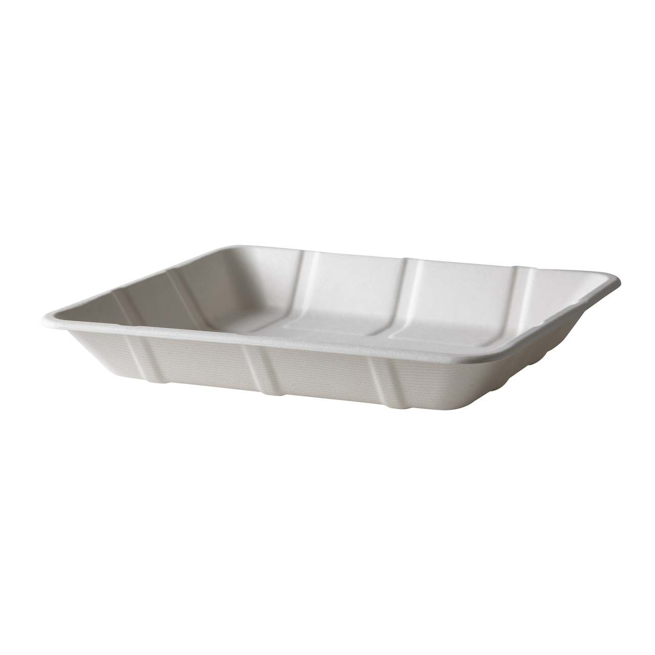 Vanguard™ Renewable & Compostable Lined Molded Fiber Meat & Produce Trays, 10.5 x 8.5 x 1.475in, 8D - Case of 300