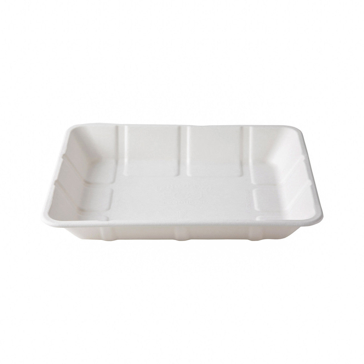 Vanguard™ Renewable & Compostable Lined Molded Fiber Meat & Produce Trays, 10.5 x 8.5 x 1.475in, 8D - Case of 300