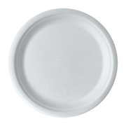 Vanguard™ Renewable & Compostable Molded Fiber Plates - 9in - Case of 500