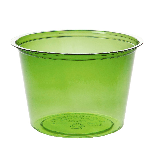 Veridian™ Renewable & Compostable Portion Cups - 4 oz. Green - Case of 2000