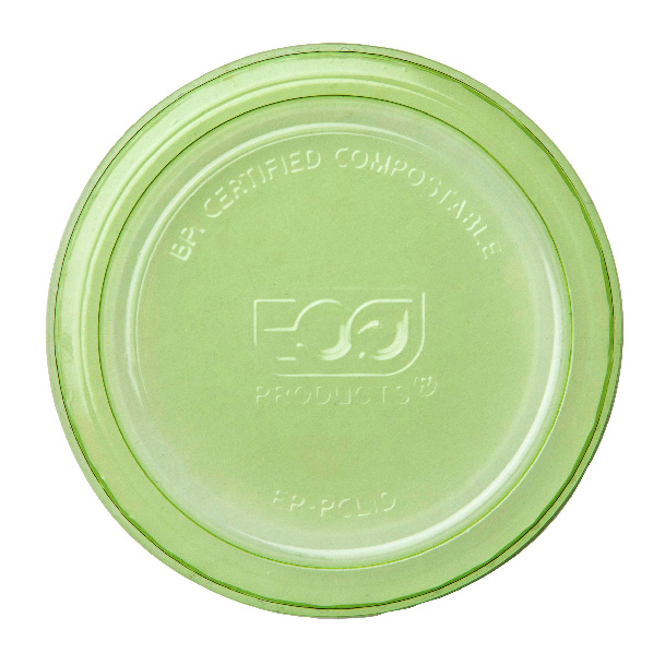 Veridian™ Renewable & Compostable Portion Cup Lids - Universal Green - Case of 2000