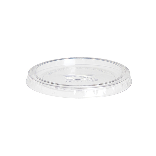 Renewable & Compostable Portion Cup Lids - Universal - Case of 2000