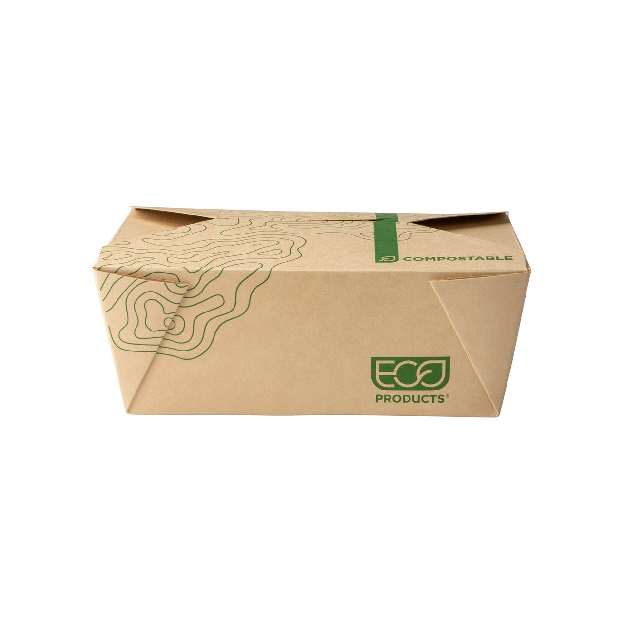Renewable & Compostable 45oz Food Box #8, FSC Mix Credit SA-COC-013255 - Case of 400